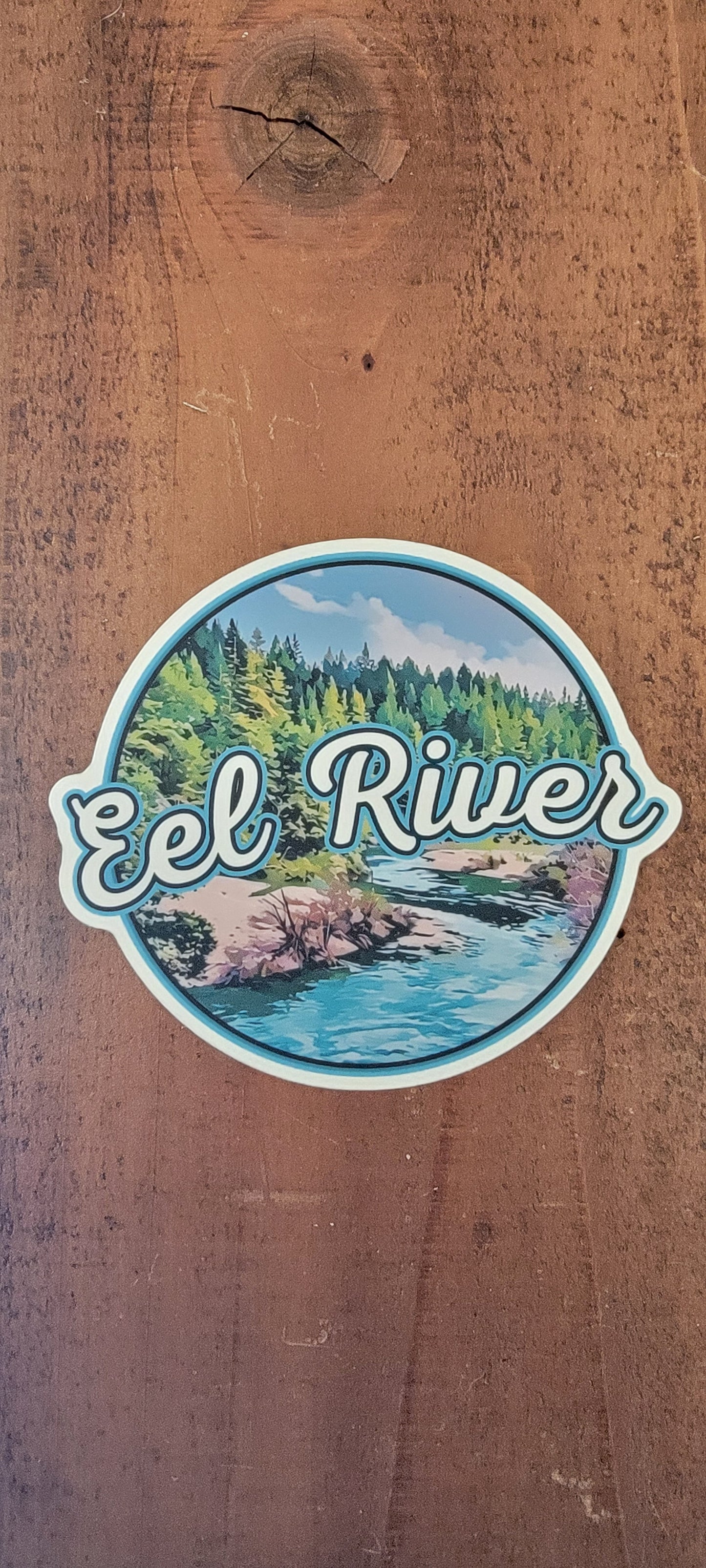 Eel River 4" Sticker