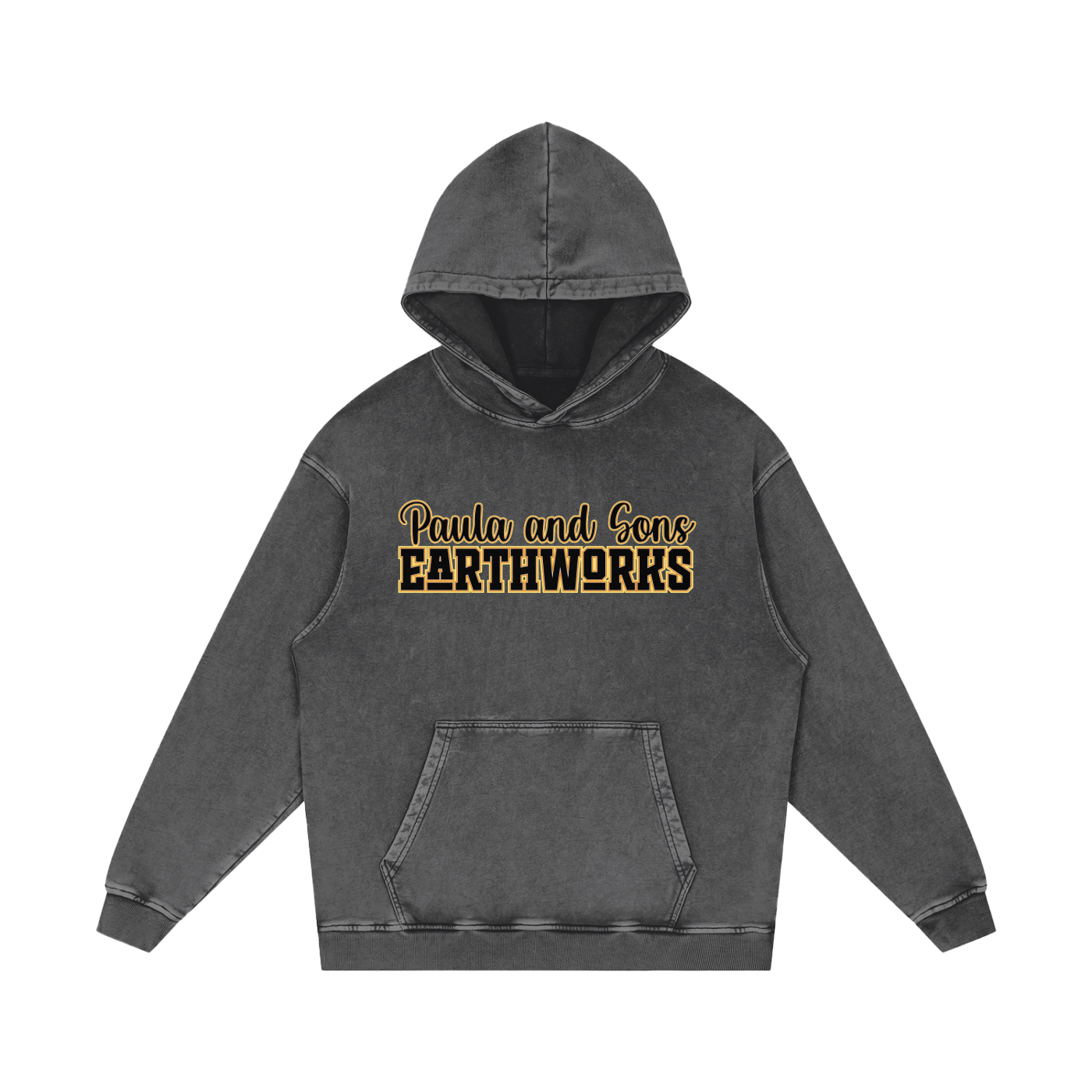 PASE Acid Wash Oversize Hoodie - 420 GSM