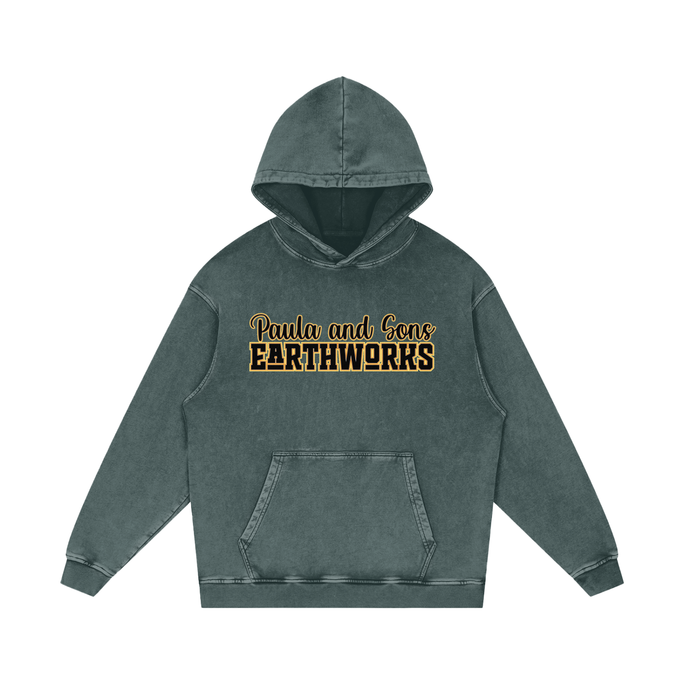 PASE Acid Wash Oversize Hoodie - 420 GSM
