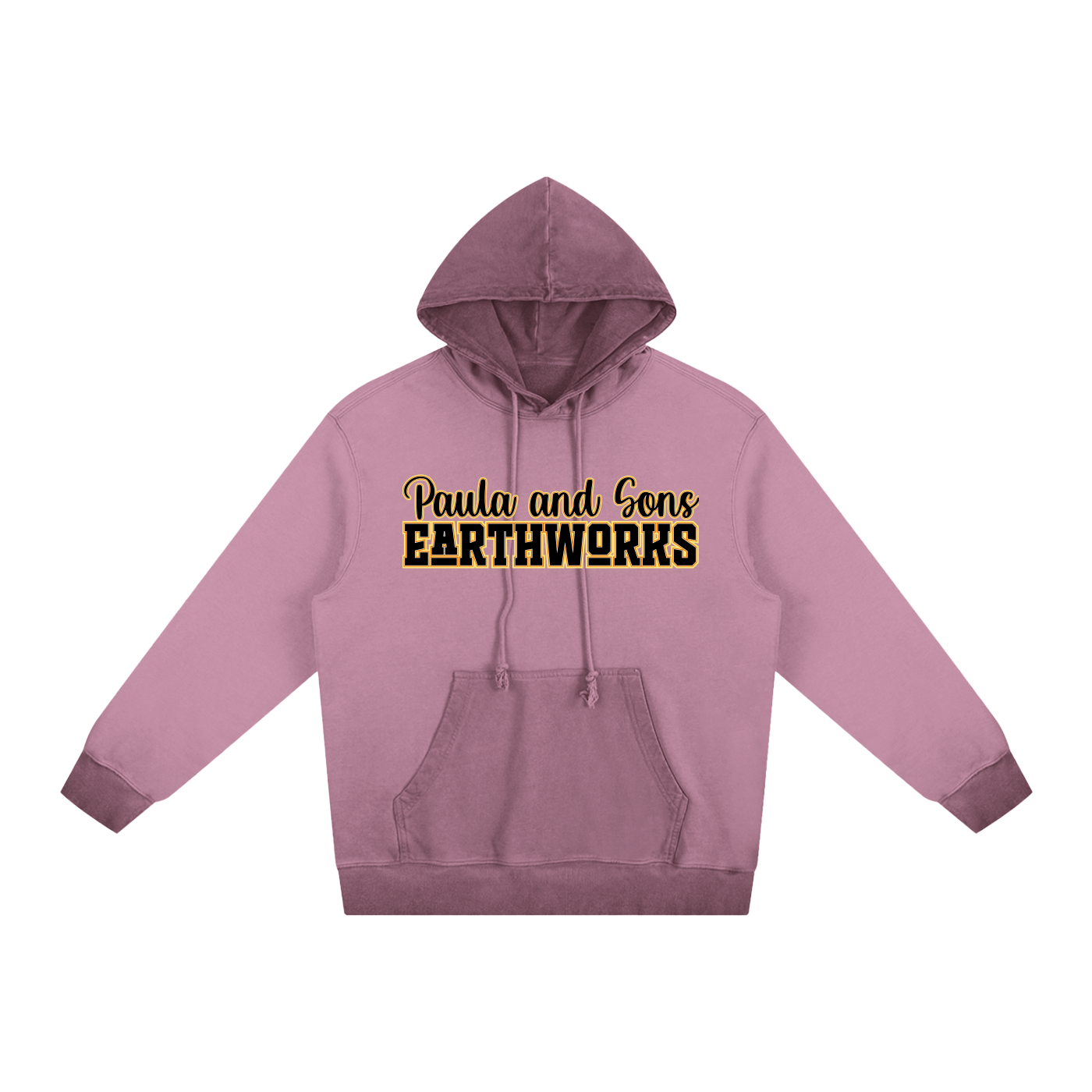Paula and Sons Earthworks Dozer Ombre Vintage Stone Washed Hoodie