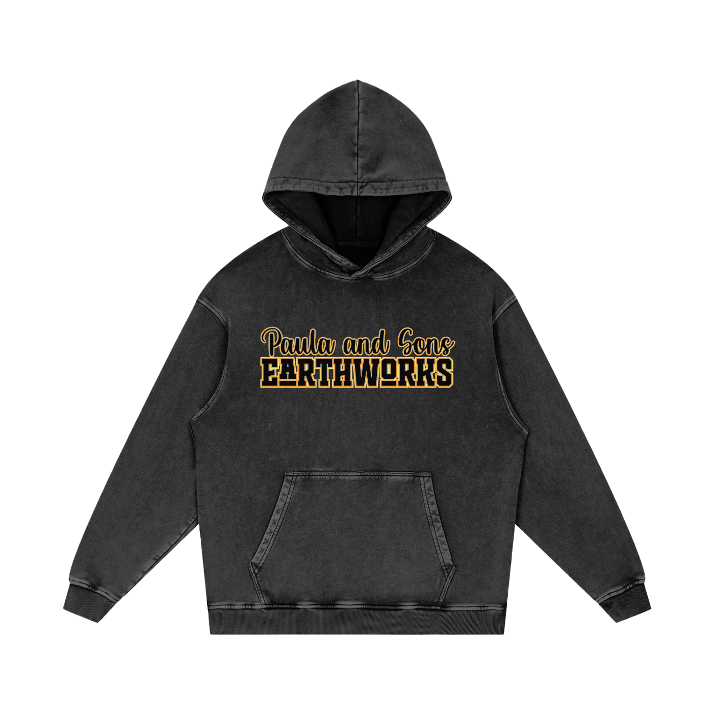 PASE Acid Wash Oversize Hoodie - 420 GSM