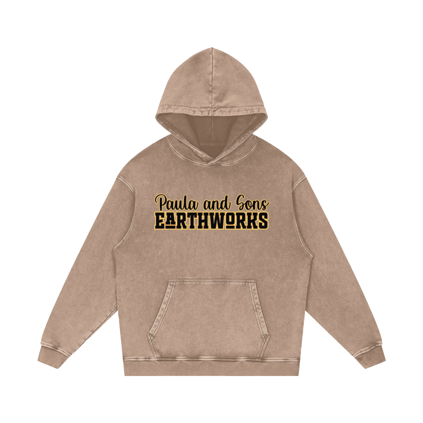 PASE Acid Wash Oversize Hoodie - 420 GSM
