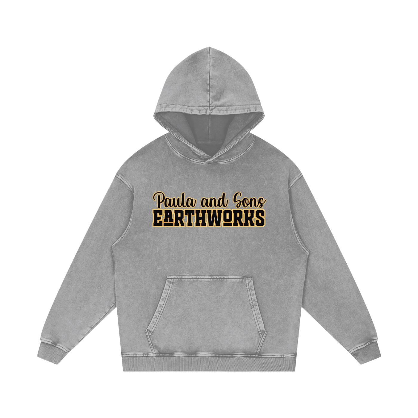 PASE Acid Wash Oversize Hoodie - 420 GSM
