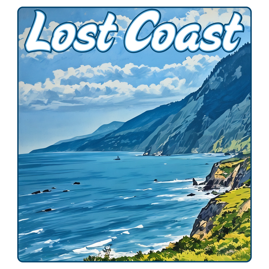 Lost Coast 4" Sticker