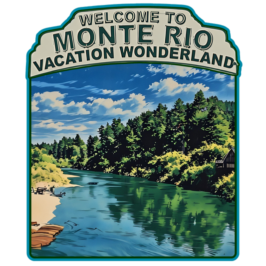 Monte Rio 4" Sticker
