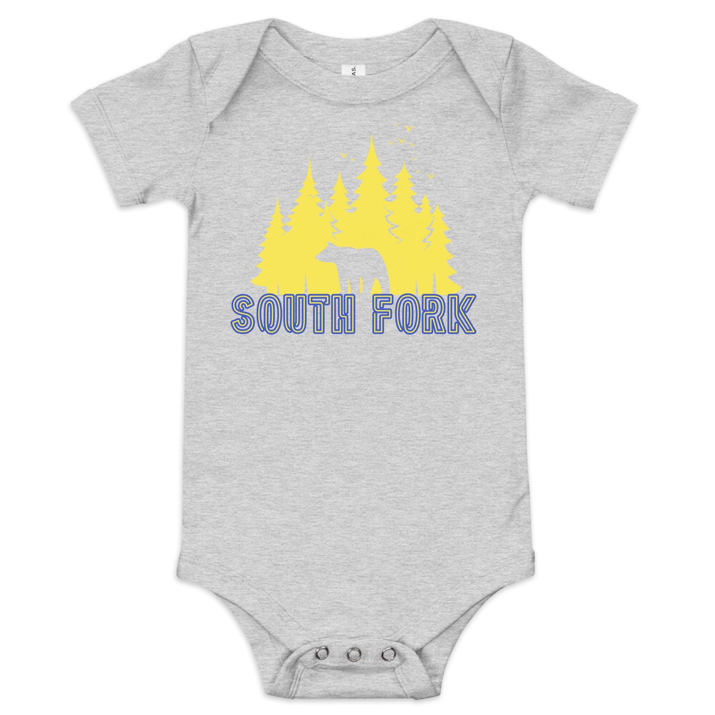 South Fork Cub Trees Baby short sleeve one piece