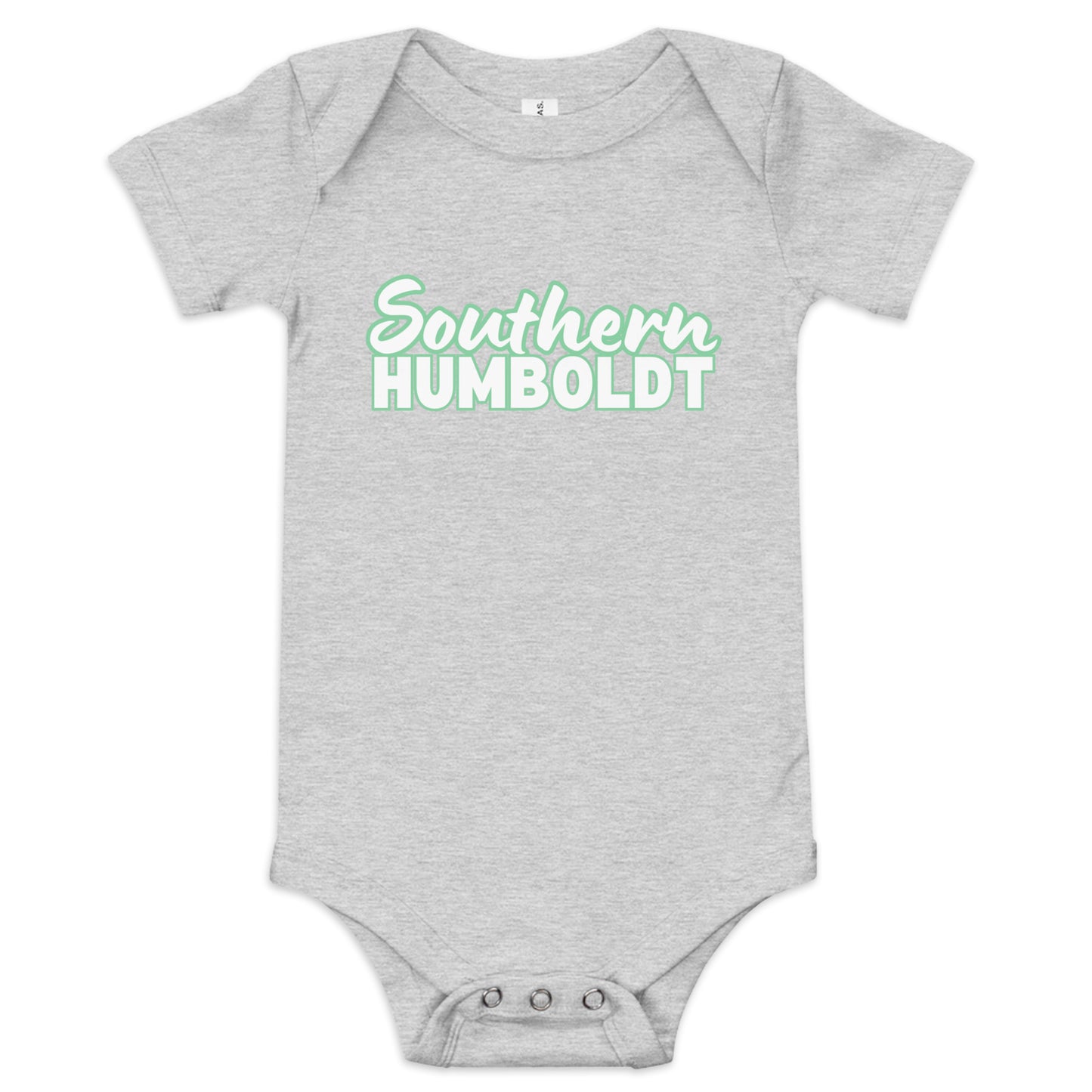 Southern Humboldt Green Baby short sleeve one piece
