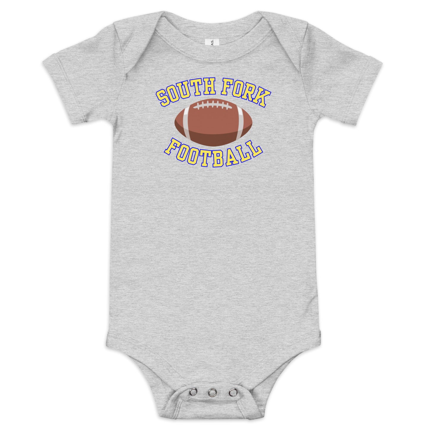 South Fork Football Baby short sleeve one piece