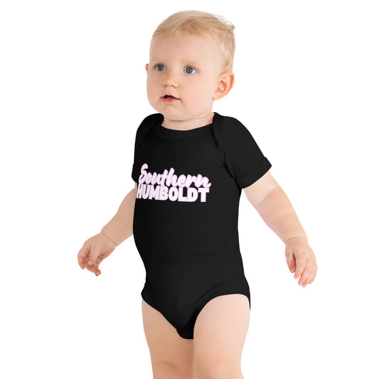 Southern Humboldt Bright Pink Baby short sleeve one piece