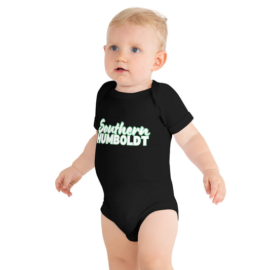 Southern Humboldt Green Baby short sleeve one piece