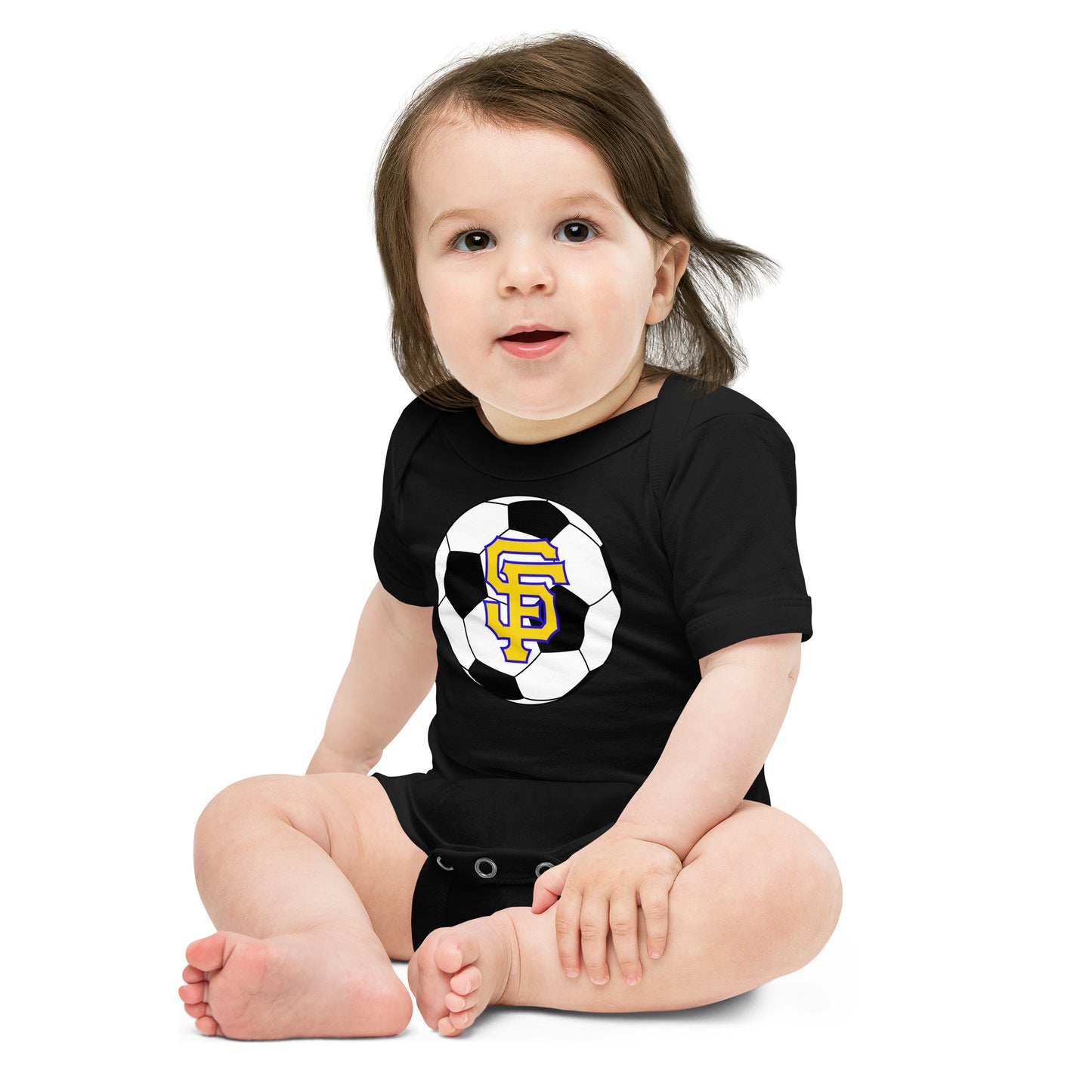 SF Soccer Baby short sleeve one piece