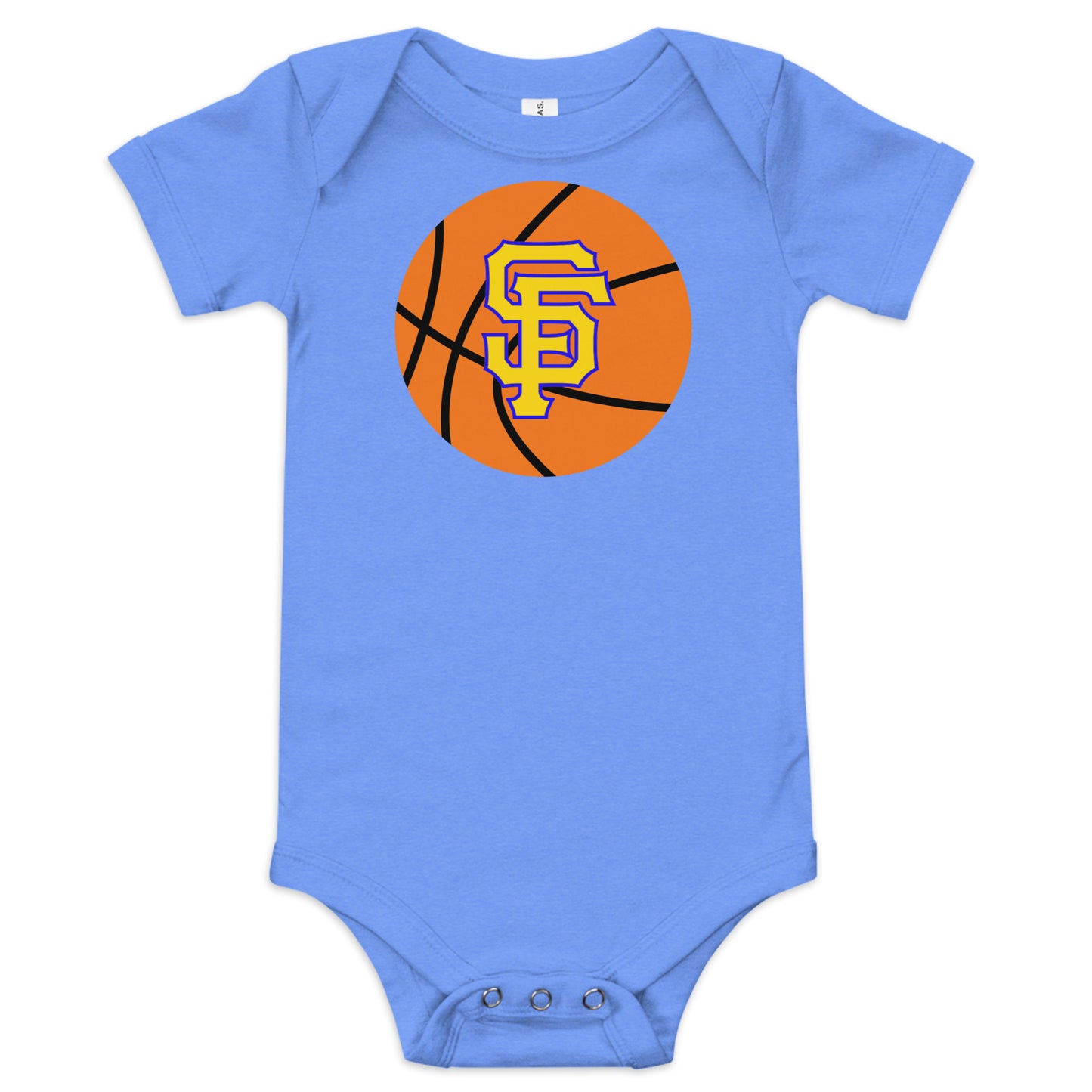 SF Basketball Baby short sleeve one piece