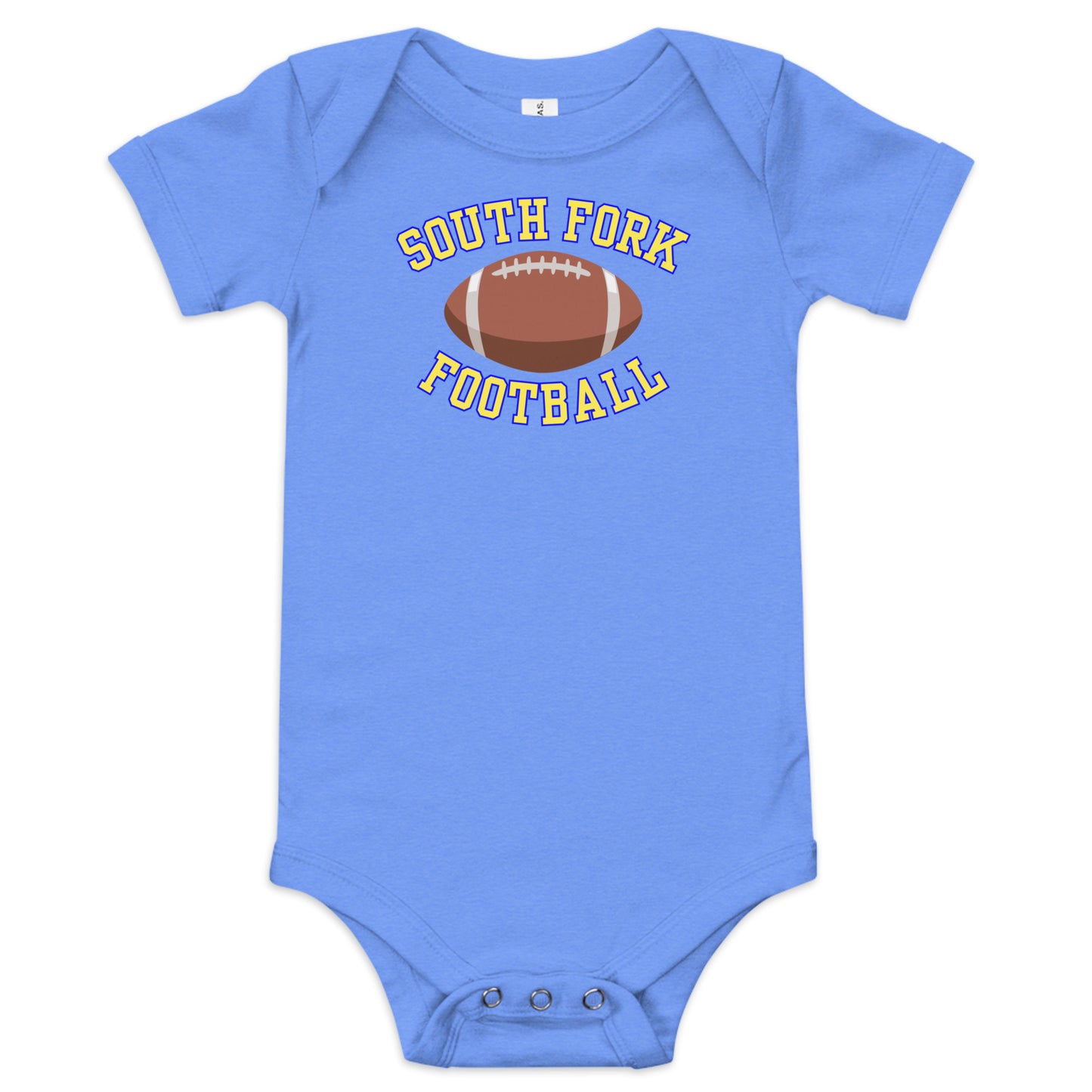 South Fork Football Baby short sleeve one piece