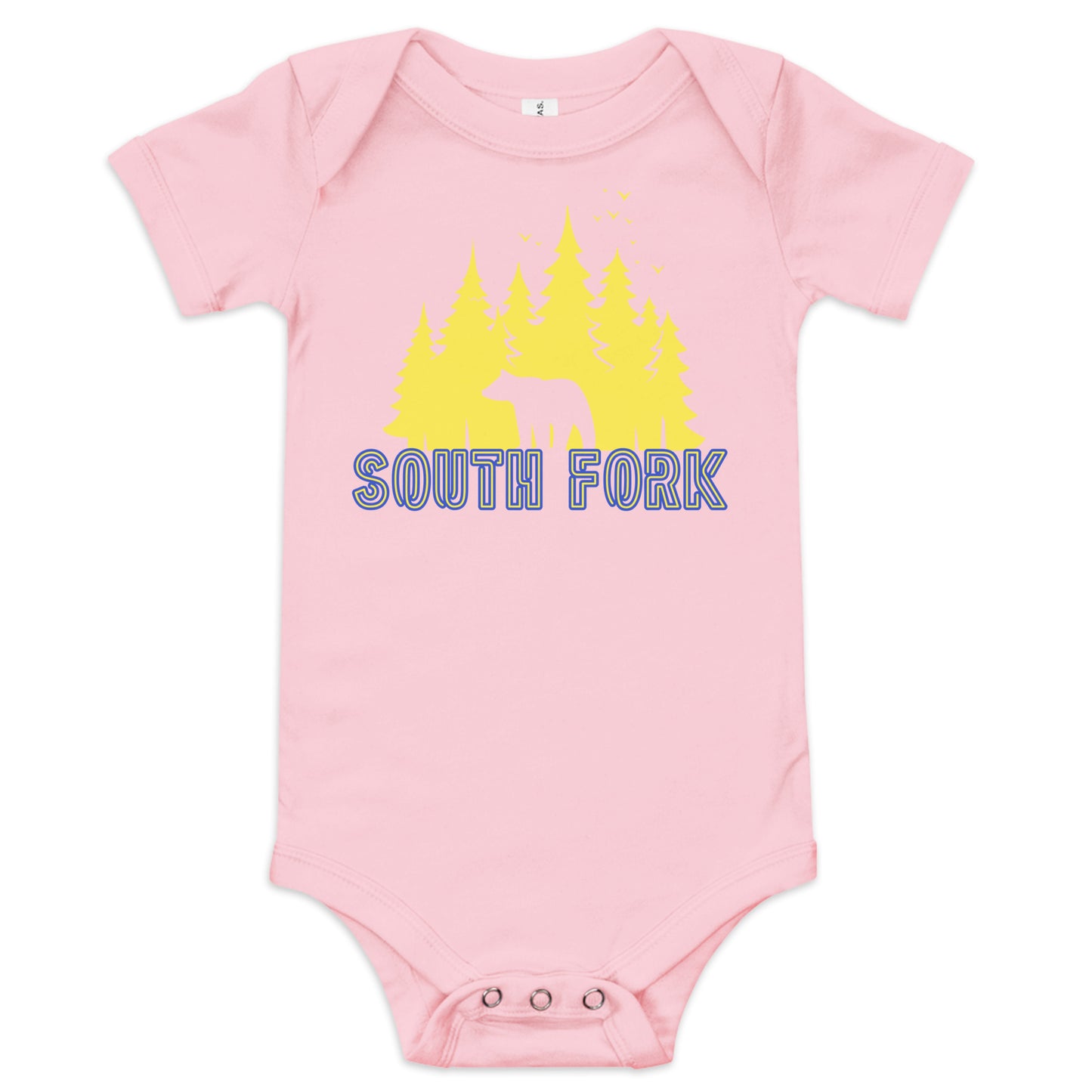 South Fork Cub Trees Baby short sleeve one piece