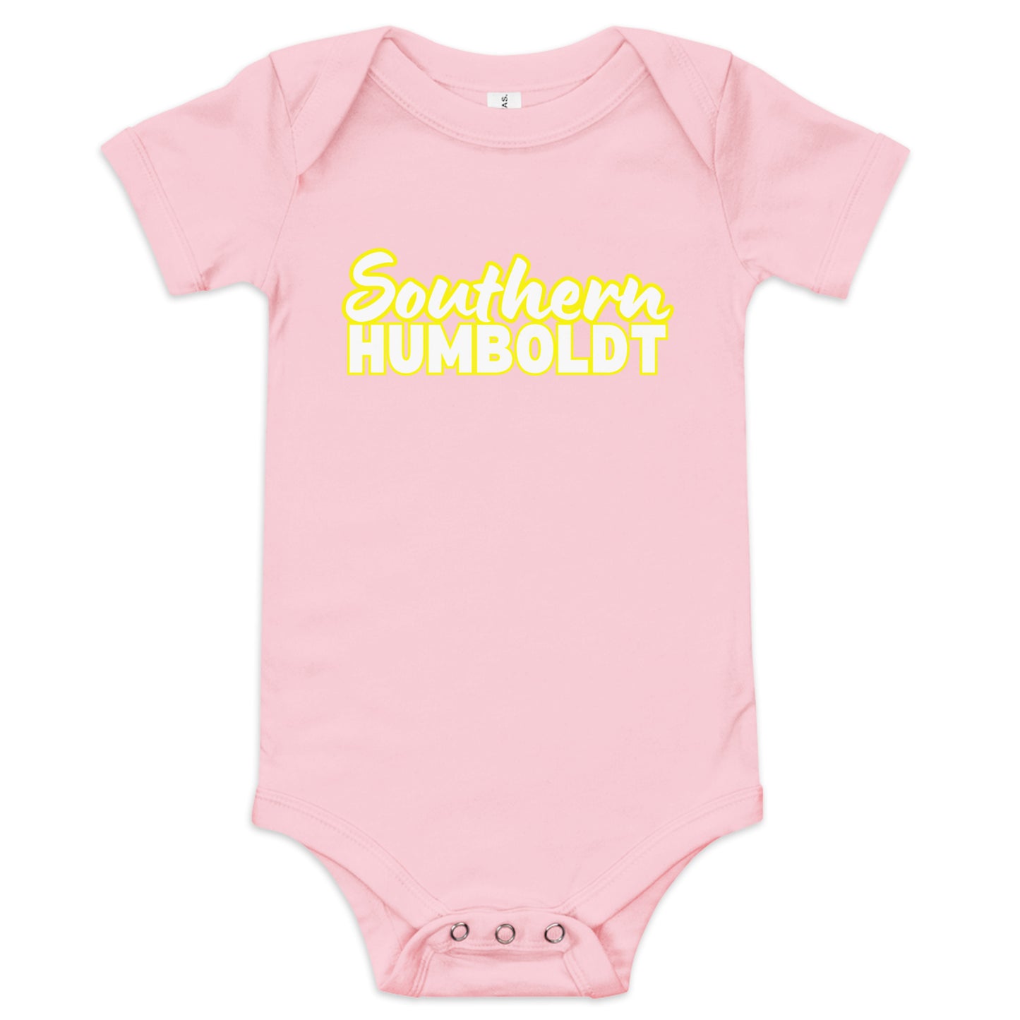 Southern Humboldt Yellow Baby short sleeve one piece