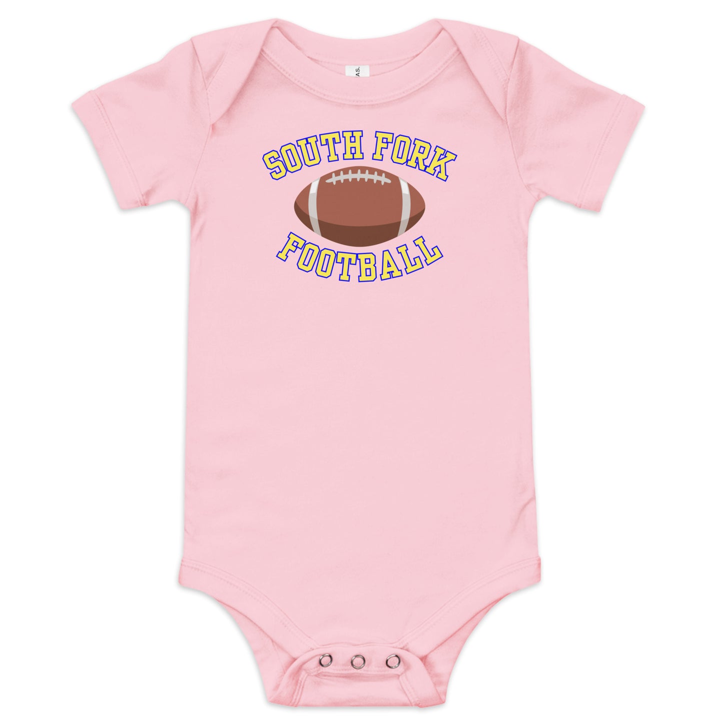 South Fork Football Baby short sleeve one piece