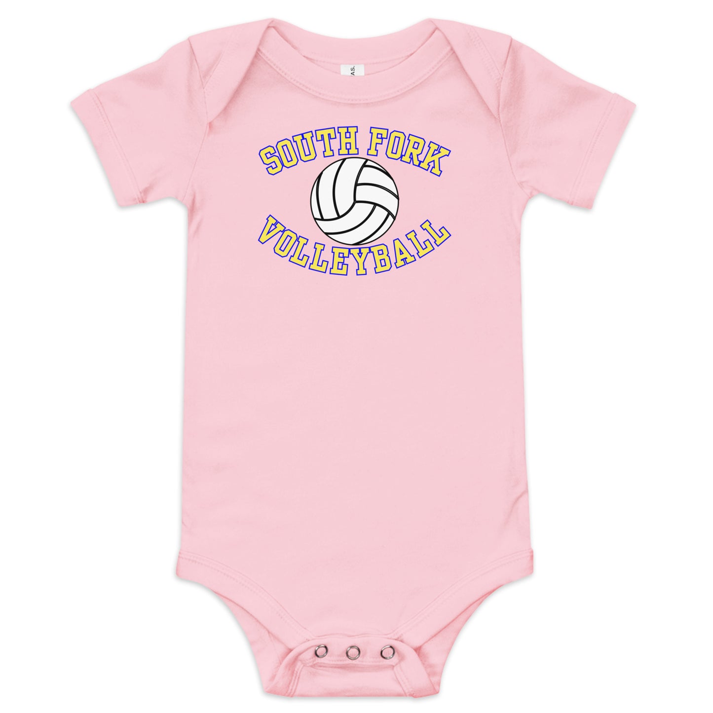 South Fork Volleyball Baby short sleeve one piece