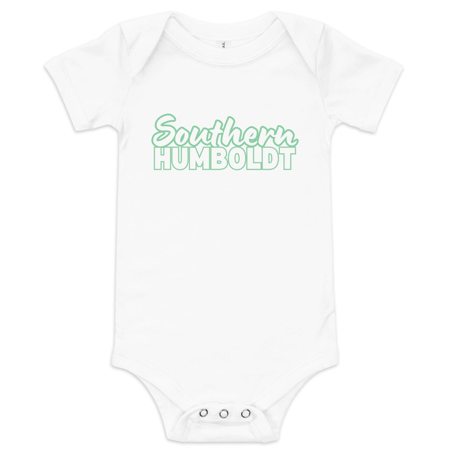 Southern Humboldt Green Baby short sleeve one piece