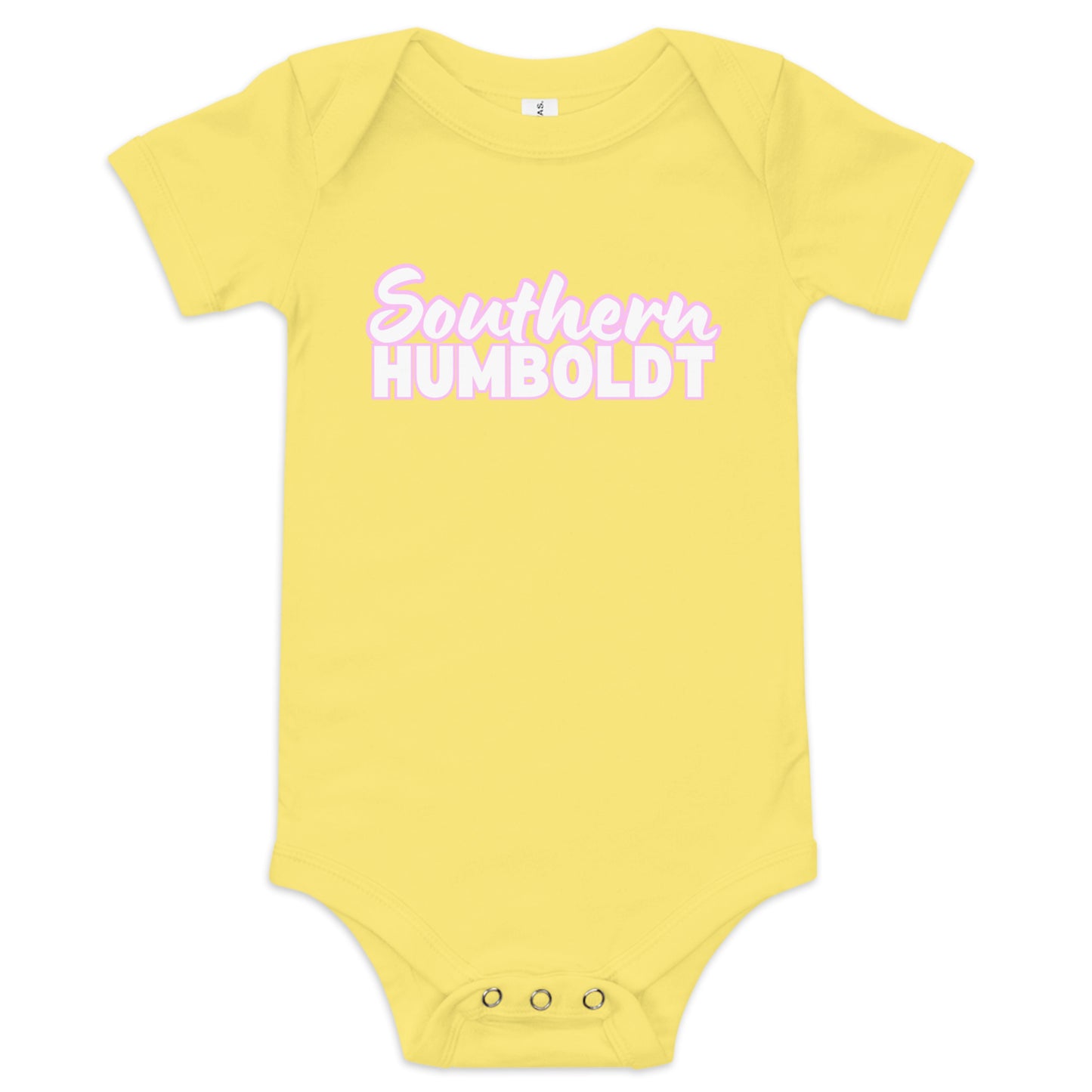 Southern Humboldt Bright Pink Baby short sleeve one piece