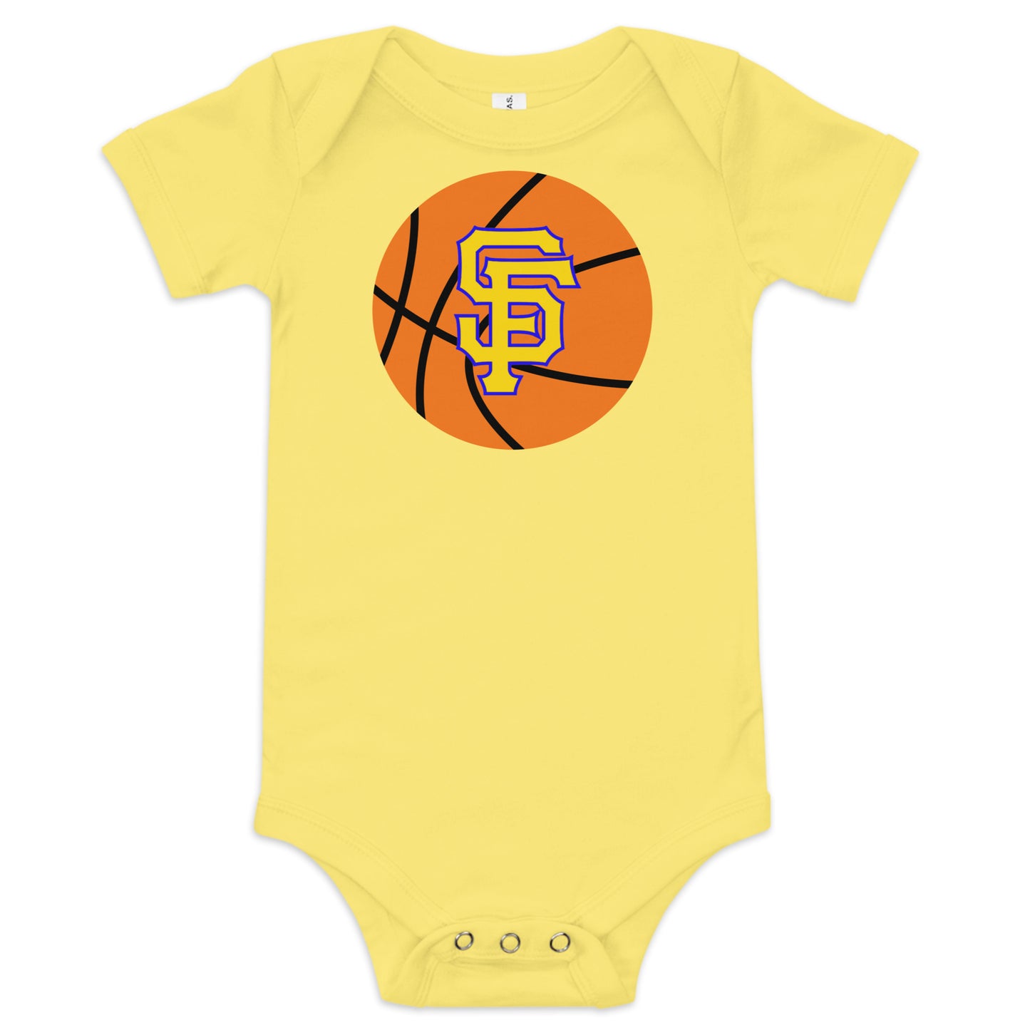 SF Basketball Baby short sleeve one piece