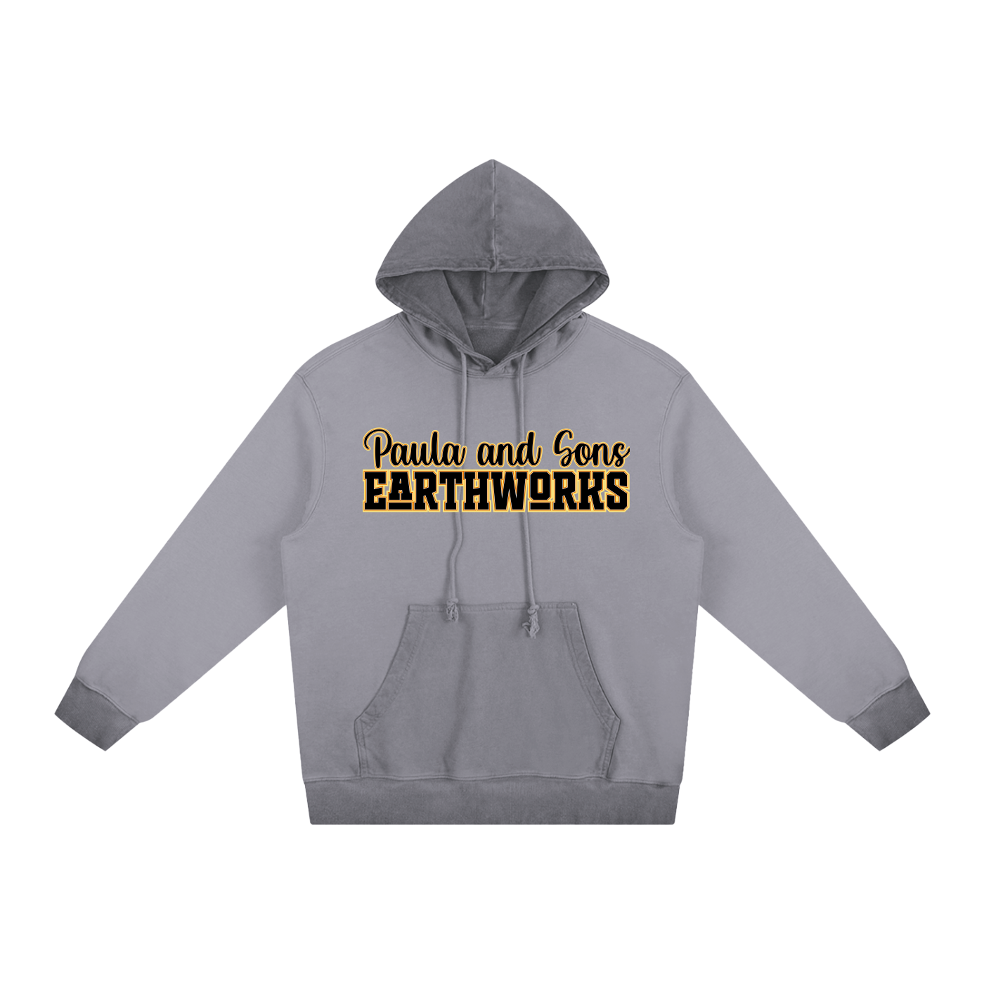 Paula and Sons Earthworks Dozer Ombre Vintage Stone Washed Hoodie