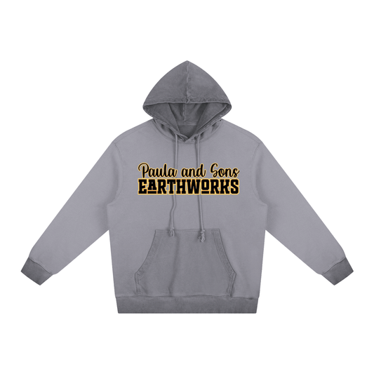 Paula and Sons Earthworks Dozer Ombre Vintage Stone Washed Hoodie
