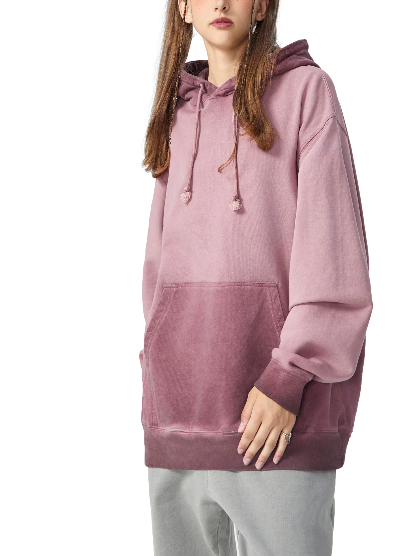 Paula and Sons Earthworks Dozer Ombre Vintage Stone Washed Hoodie