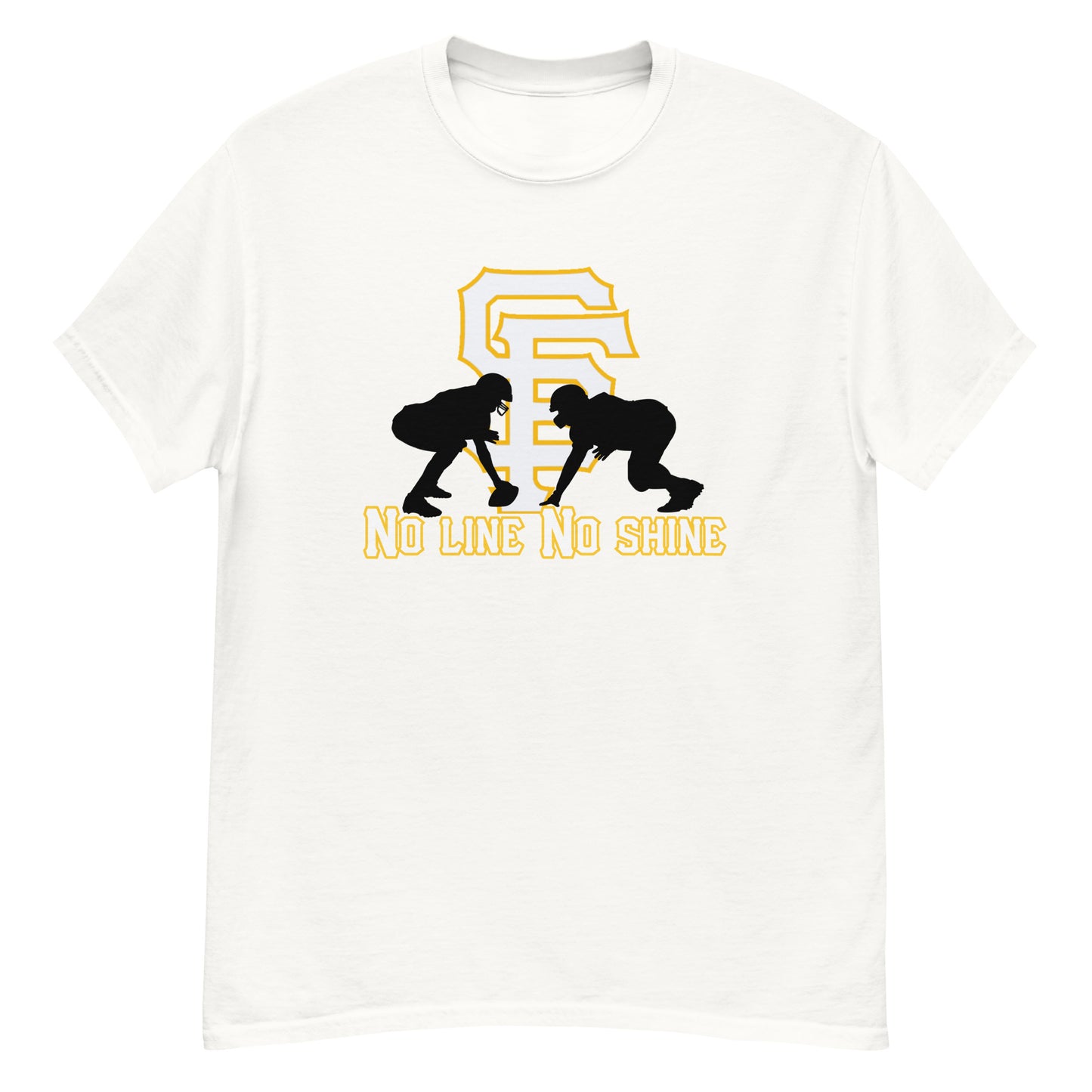 SF Football No Line No Shine Unisex classic tee