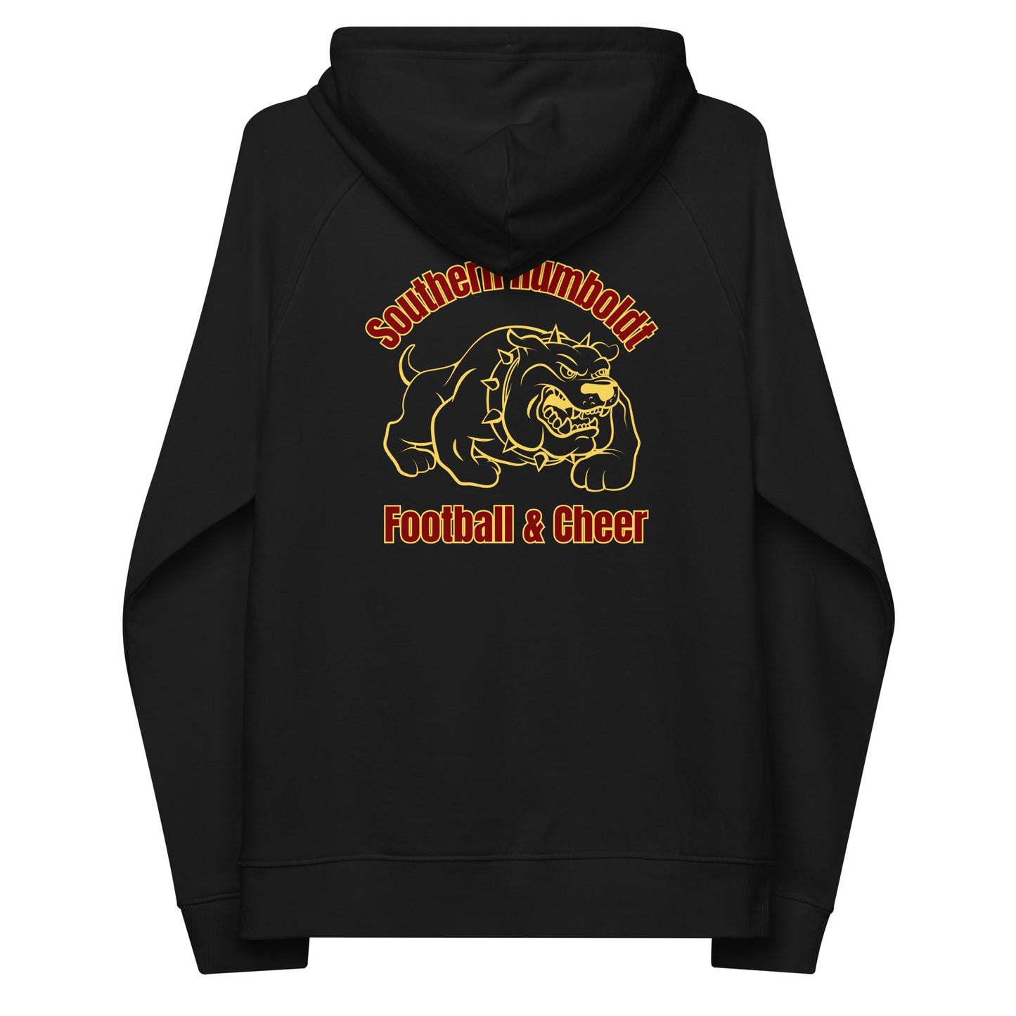 SHB Football and Cheer eco raglan hoodie