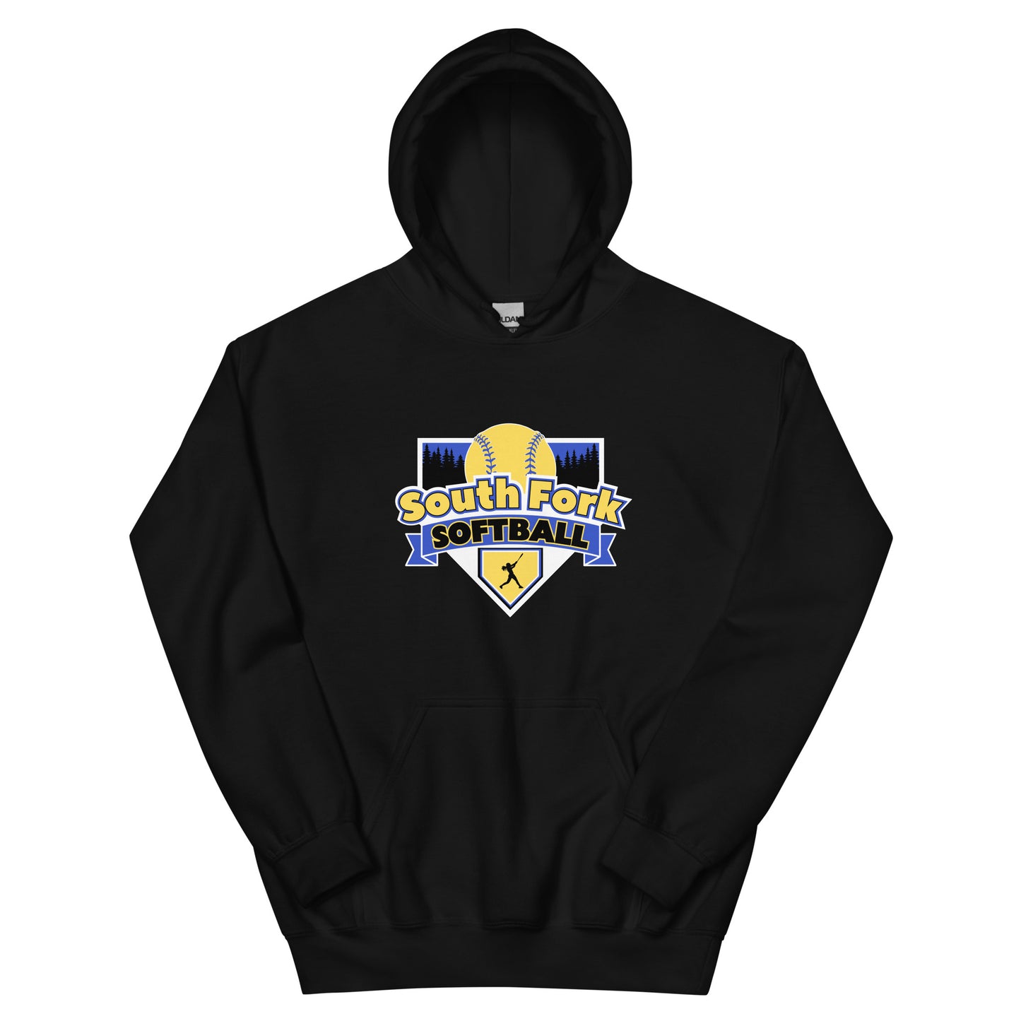 South Fork Softball Home Trees Gildan Hoodie