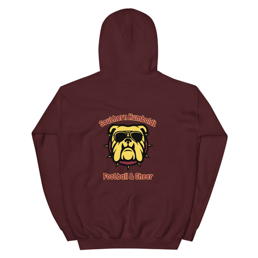 Southern Humboldt Football & Cheer Bulldog Sunglasses Hoodie