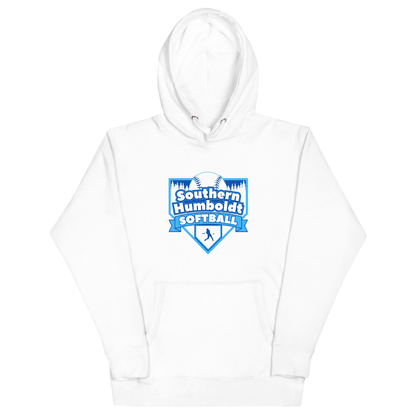 Southern Humboldt Softball 2 Blue Cotton Hoodie