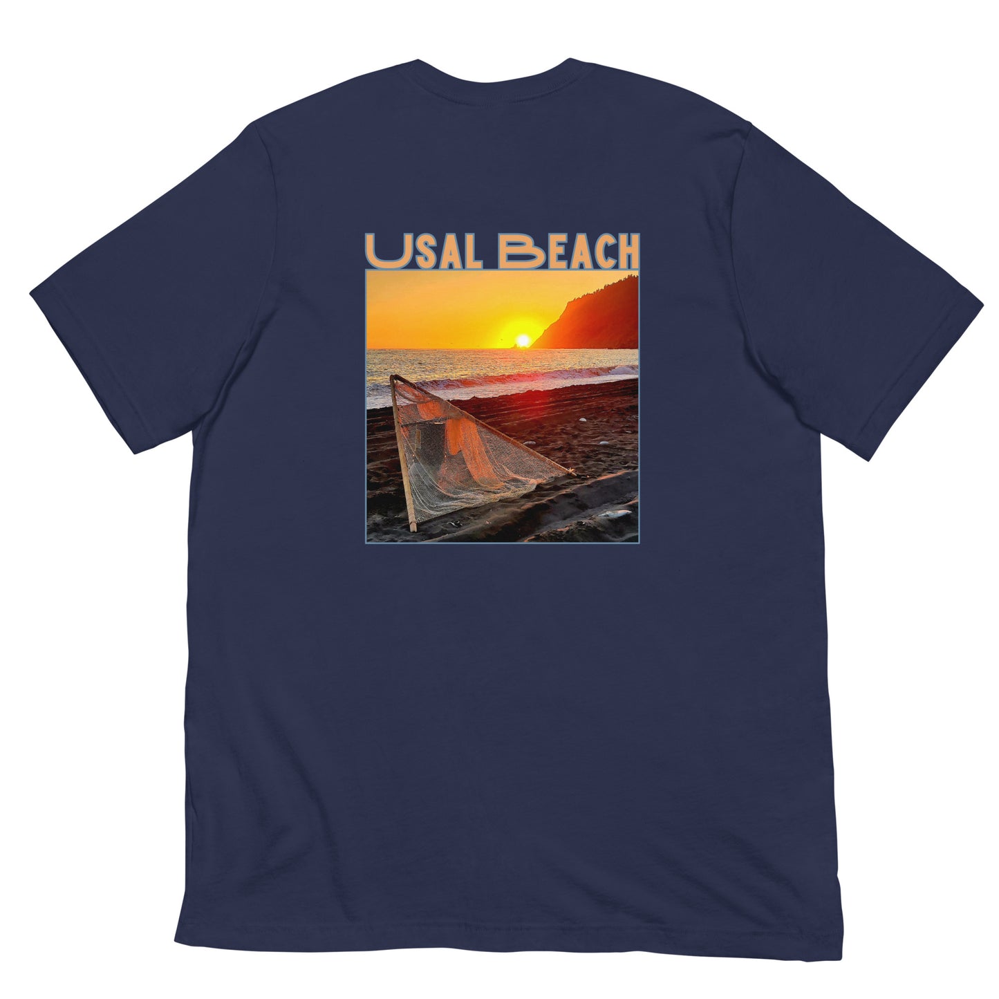 Usal Beach Fishing Net eco t-shirt