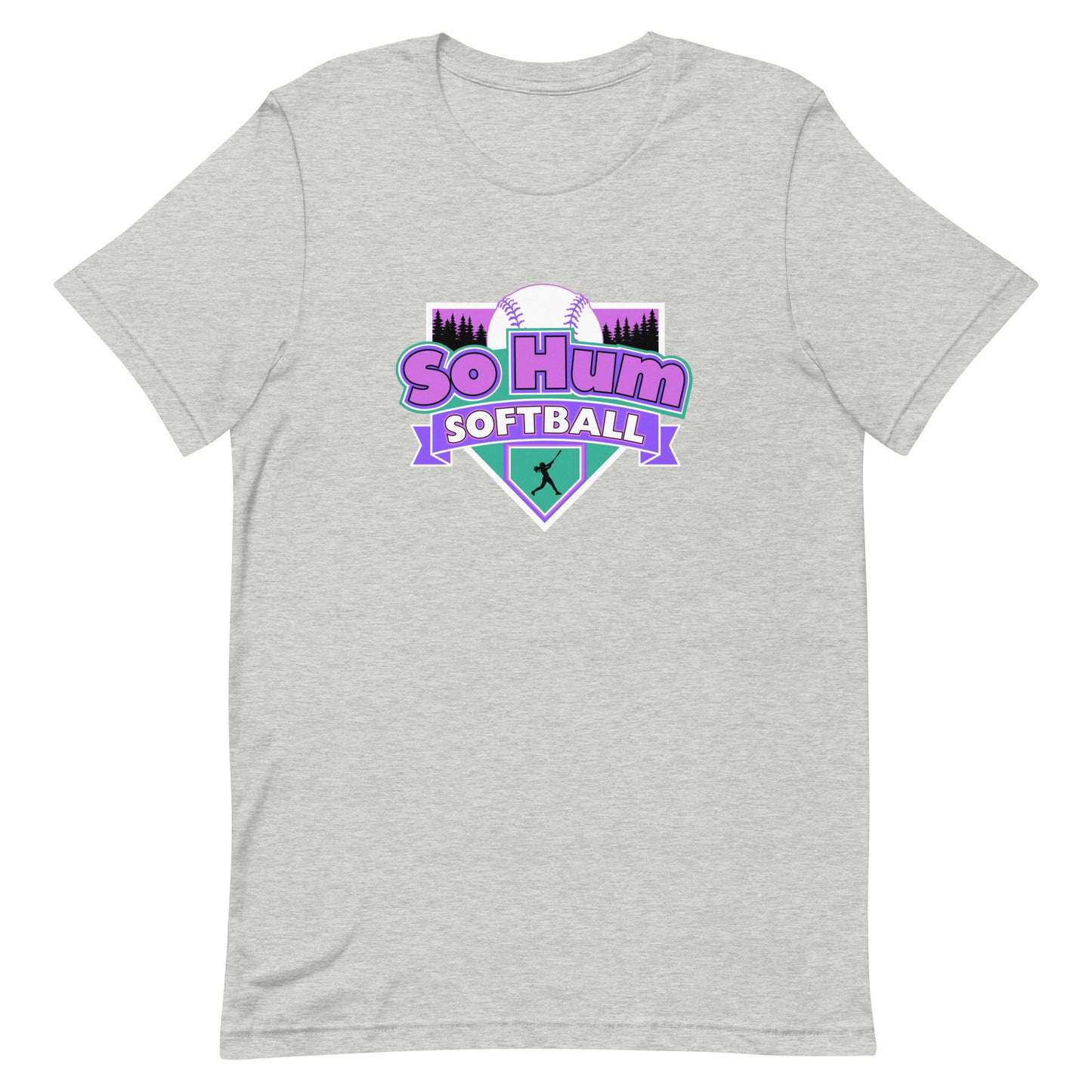So Hum Softball Pink t-shirt