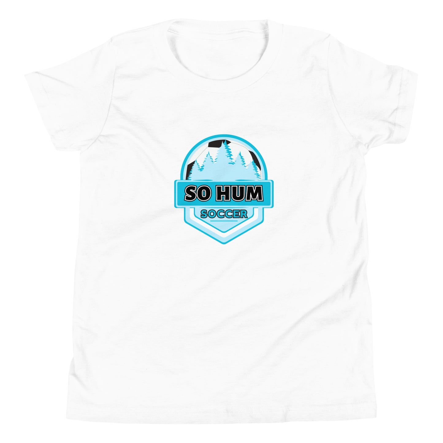 So Hum Soccer Blue Youth Short Sleeve T-Shirt