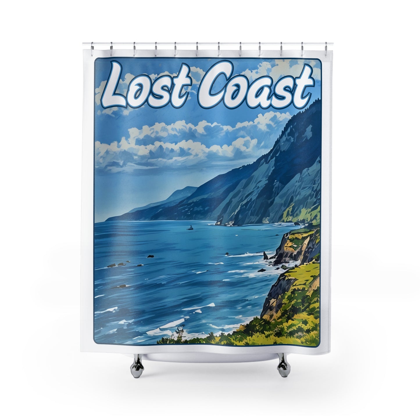 Lost Coast Shower Curtains