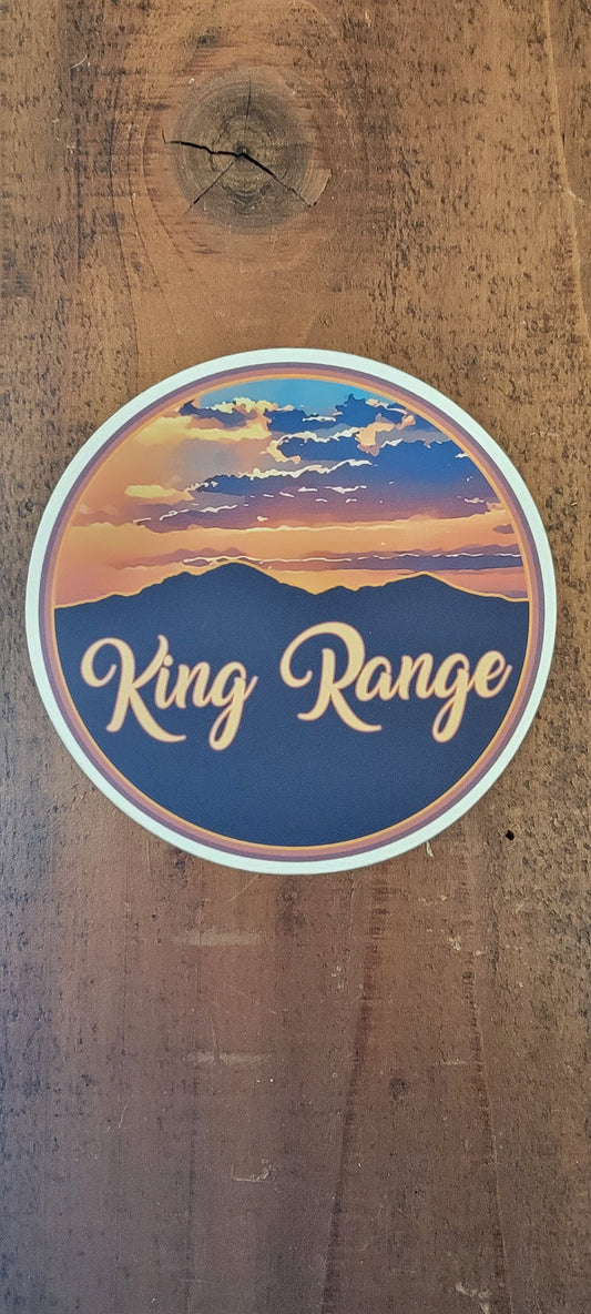 King Range 4" Sticker