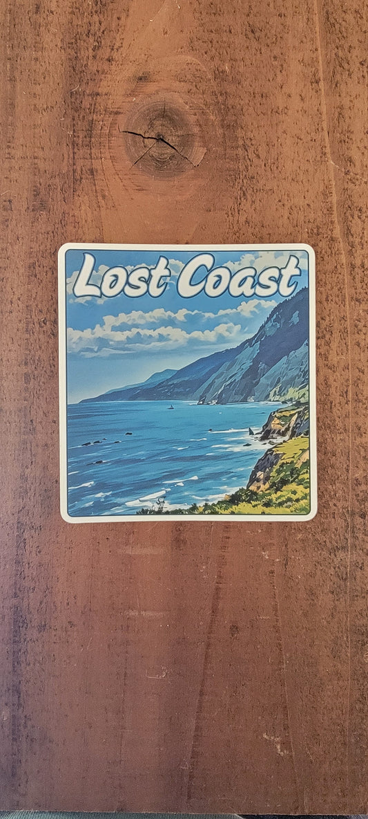 Lost Coast 4" Sticker