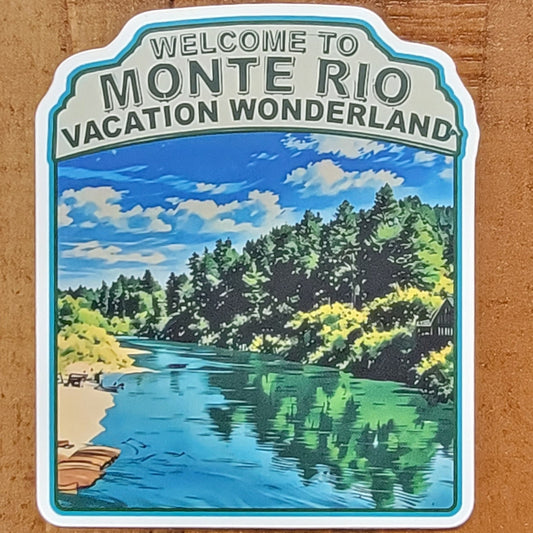 Monte Rio 4" Sticker