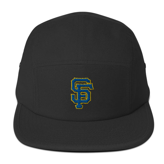 SF Gold and Blue Five Panel Cap