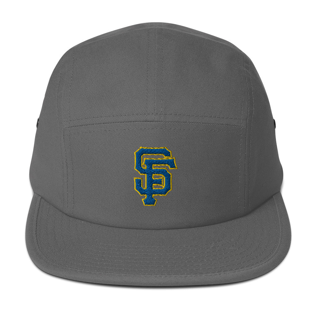 SF Gold and Blue Five Panel Cap