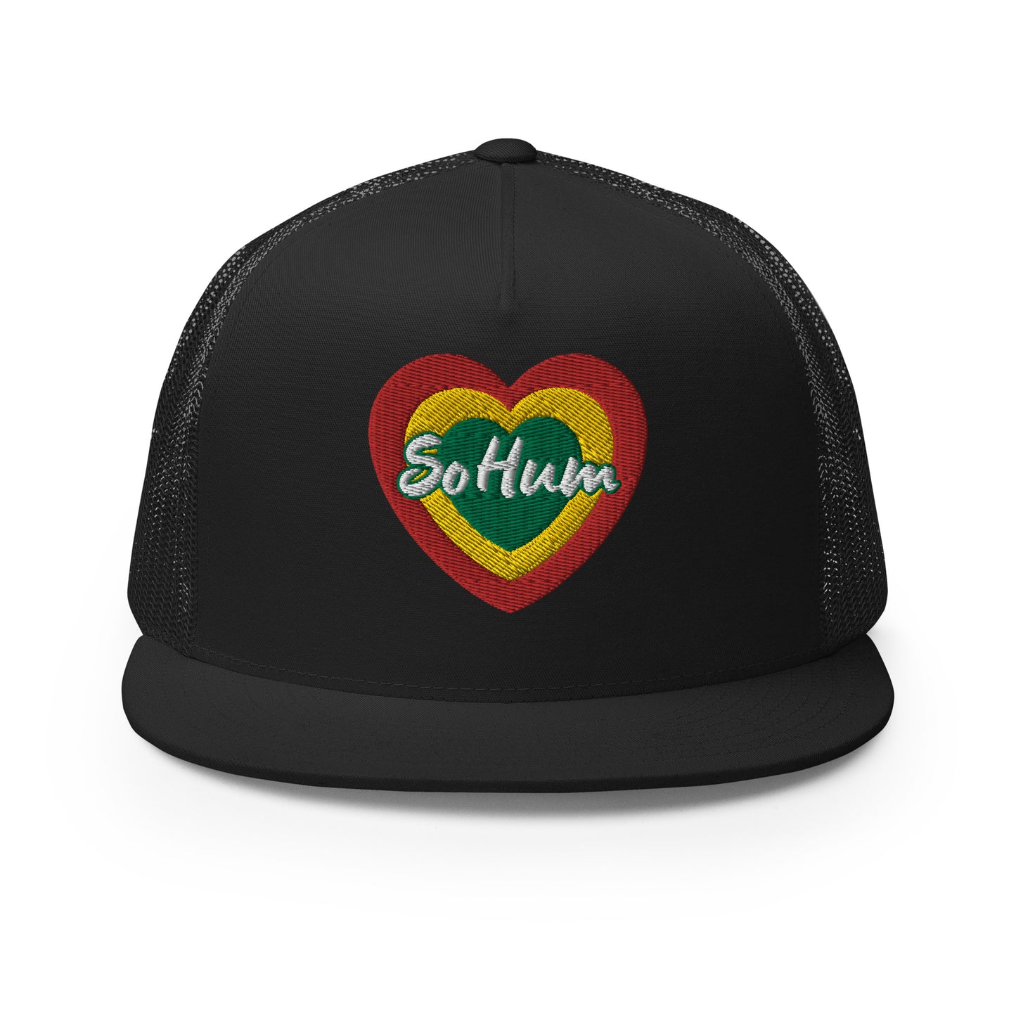 So Hum Heart RYG Trucker Cap