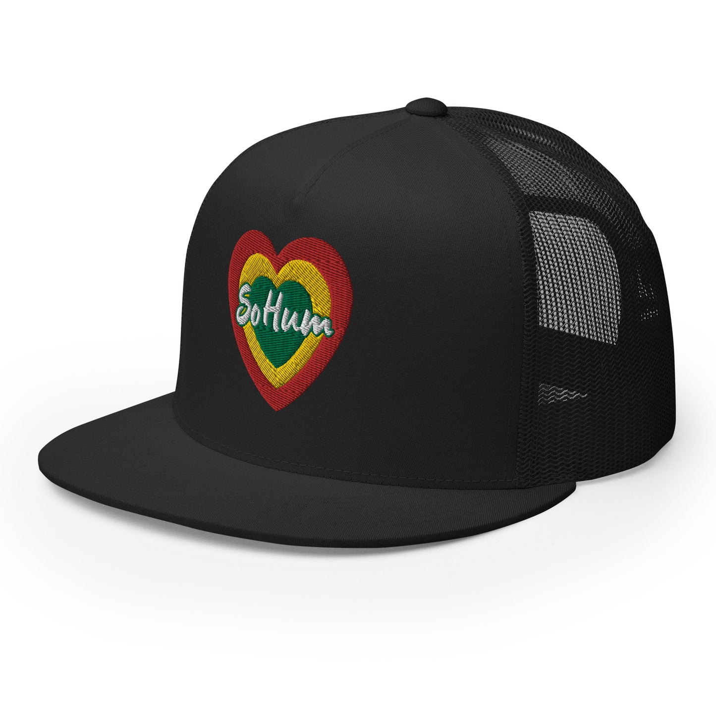 So Hum Heart RYG Trucker Cap