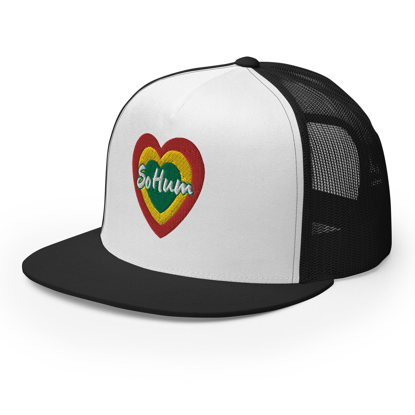 So Hum Heart RYG Trucker Cap