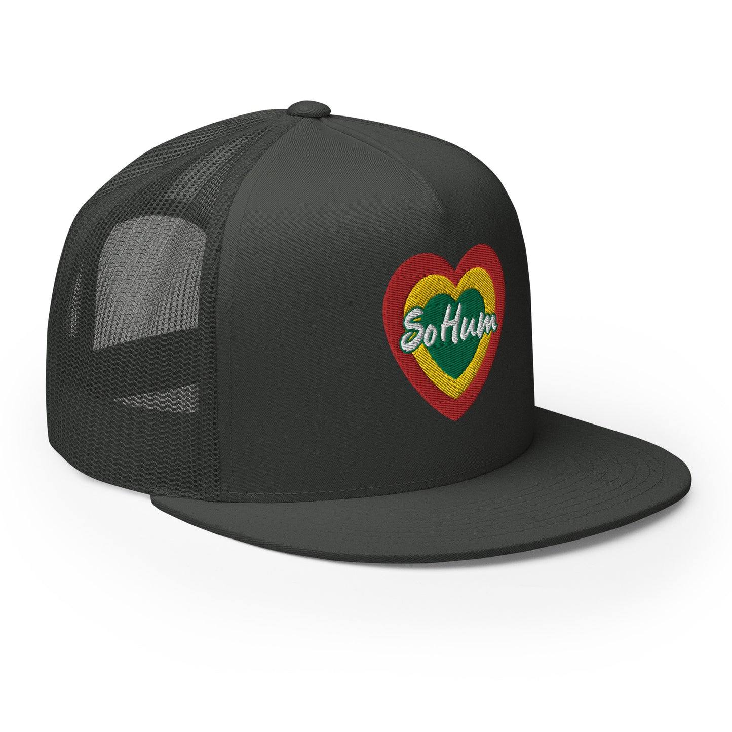 So Hum Heart RYG Trucker Cap