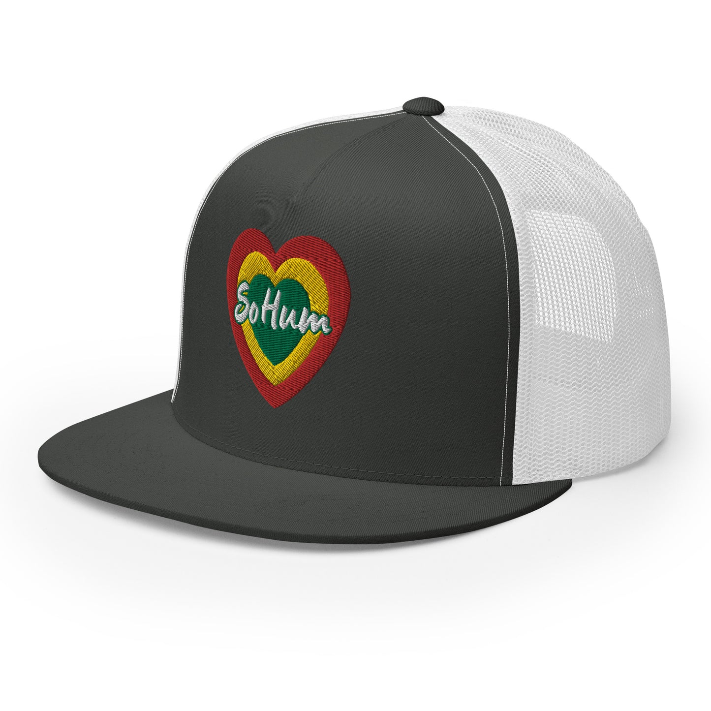 So Hum Heart RYG Trucker Cap