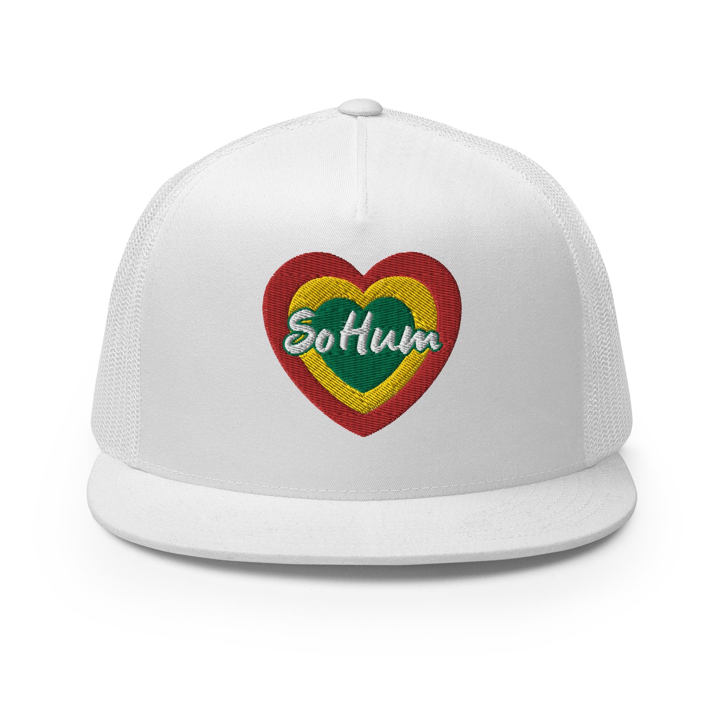 So Hum Heart RYG Trucker Cap