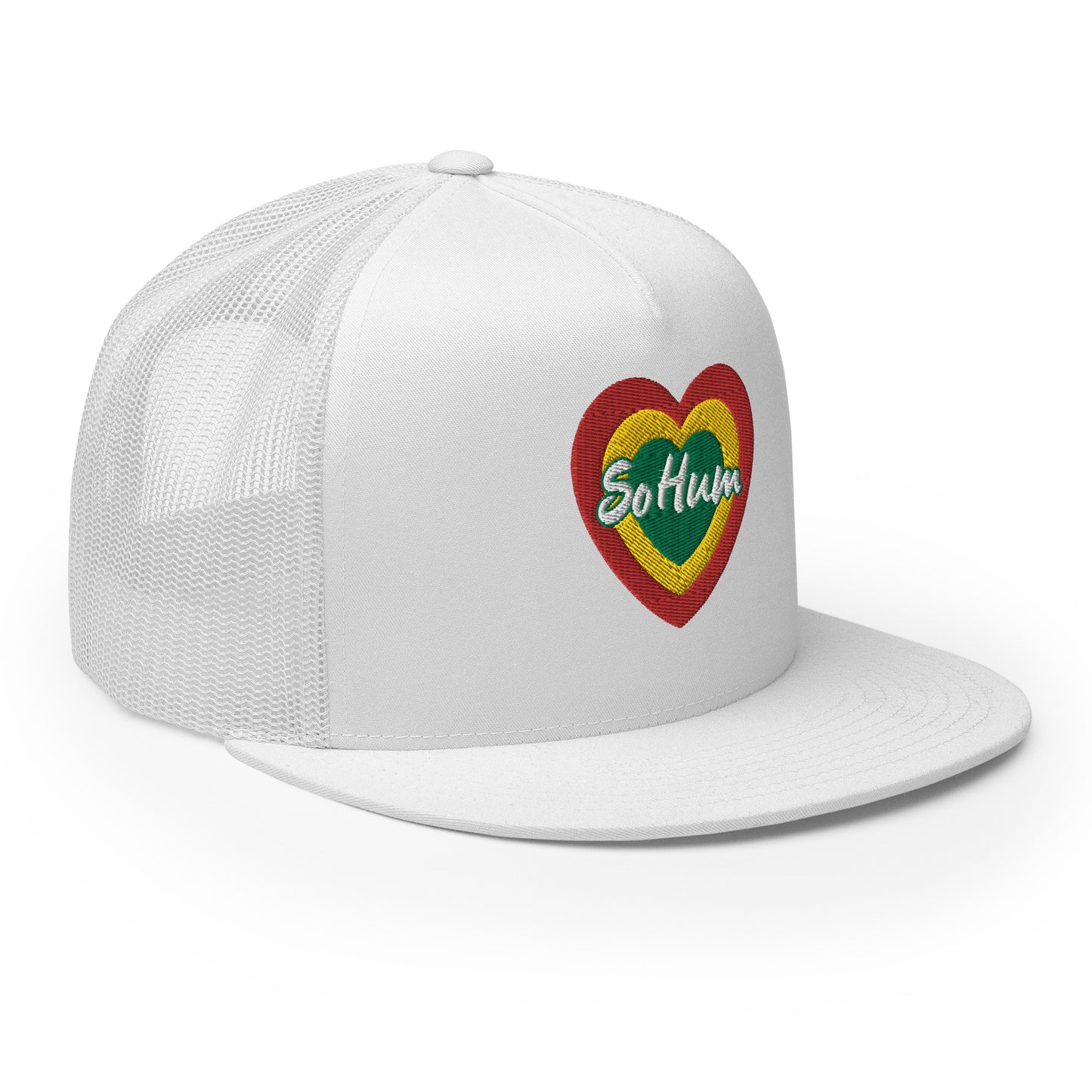 So Hum Heart RYG Trucker Cap