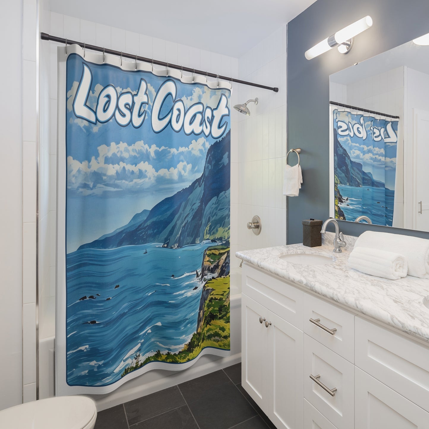 Lost Coast Shower Curtains
