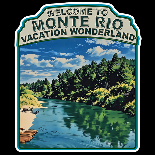 Monte Rio 4" Sticker